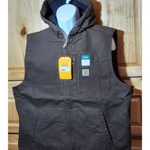 Carhartt dark brown vest